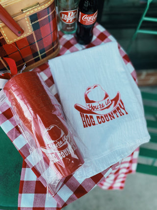 Hog Country Tea Towel