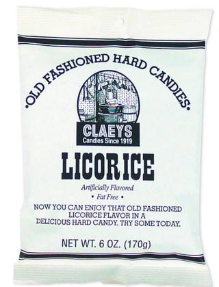 Claey’s Licorice Sanded Hard Candy