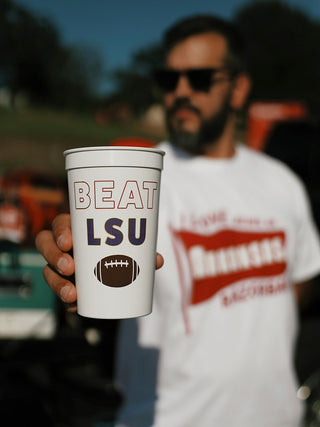 Beat LSU Stadium Cups