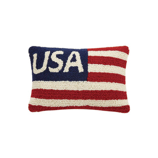 USA American Flag Hook Pillow