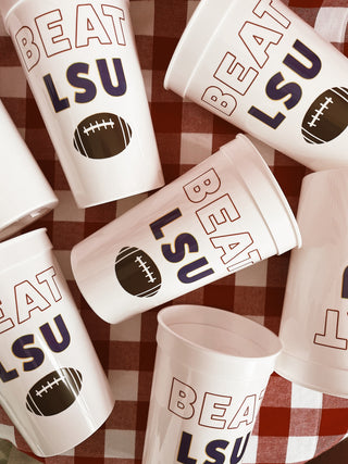 Beat LSU Stadium Cups