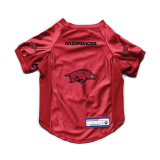 Arkansas Razorbacks Pet Stretch Jersey- Red