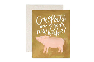 Baby Pig Card