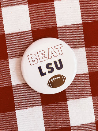 Beat LSU Football Button