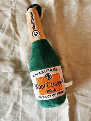 Woof Clicquot Rose' Champagne Bottle - XL