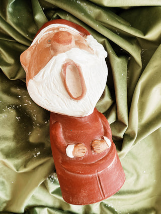 Caroling Clay Santa - Oval (PICKUP ONLY)
