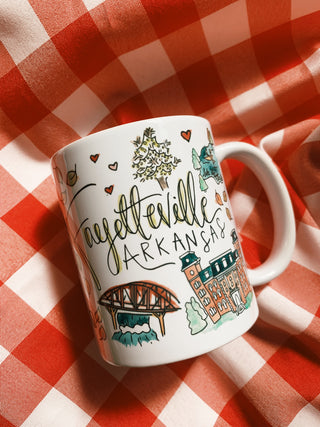 Fayetteville Watercolor Mug