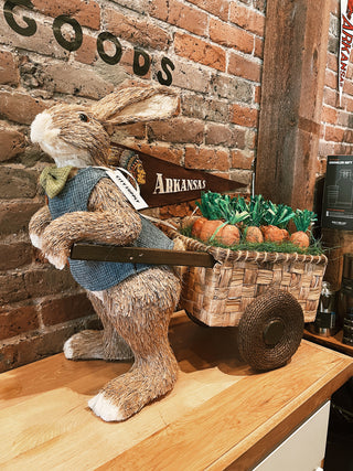 Bunny With Carrot Cart - PICK UP ONLY