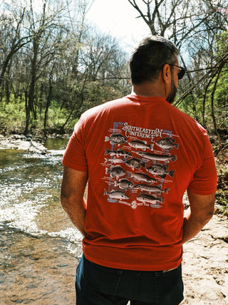 SEC Fish T-Shirt - Red