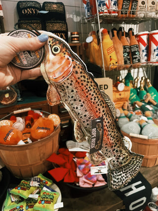 Rainbow Trout Dog Toy