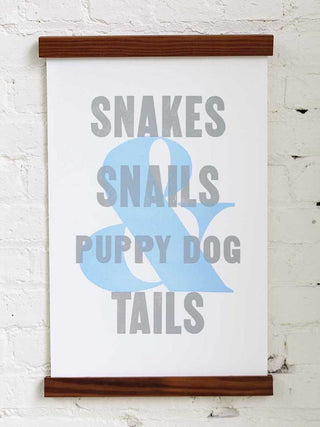Old Try: What Folks Are Made Of - Puppy Dog Tails (13x20)