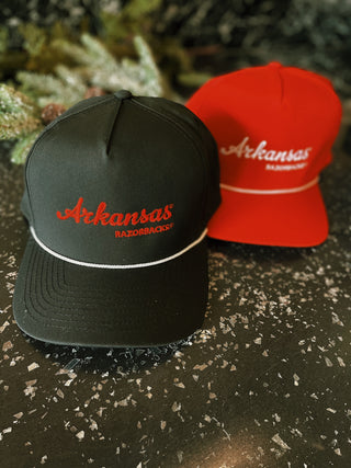 Arkansas Razorbacks Hat - Black