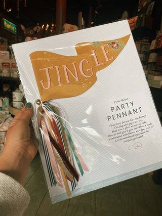 Jingle Christmas Party Pennant