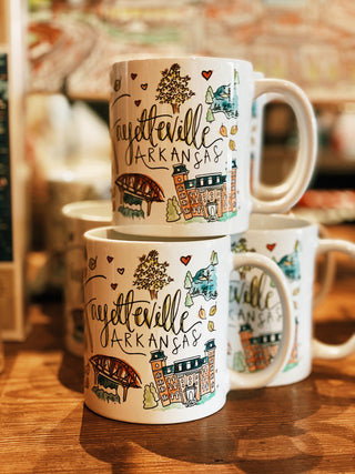 Fayetteville Watercolor Mug