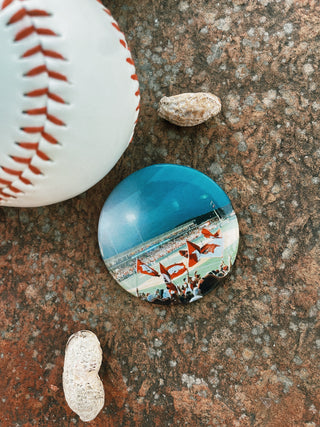 Baseball Flags Button