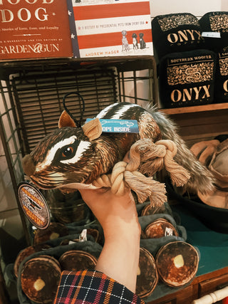 Realistic Chipmunk Dog Toy