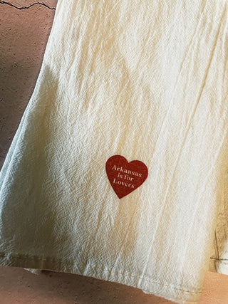 Arkansas Is For Lovers Tea Towel