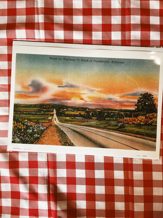 Highway 71 In Fayetteville, Arkansas Art Print