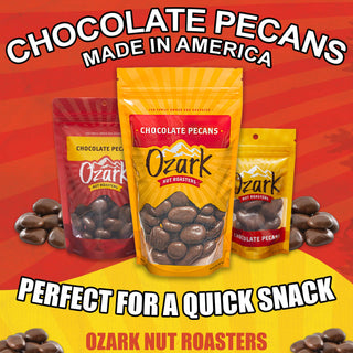 Ozark Nut Roasters- Chocolate Pecans - 7oz