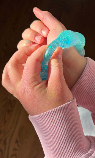 Gold squishy bracelet