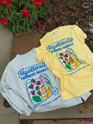 Farmer's Market Basket Mock Neck