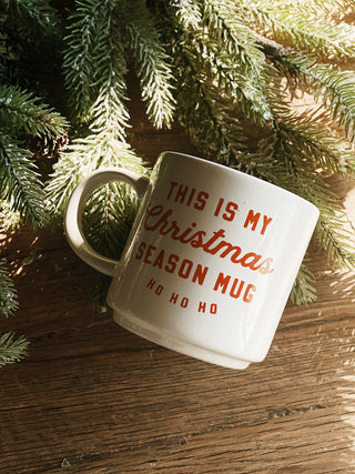 Winking Santa Ceramic Mug