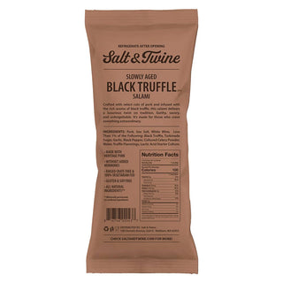 Salt & Twine- Black Truffle Salami Chub