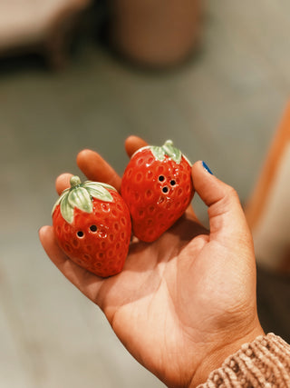 Strawberry Salt & Pepper Shakers