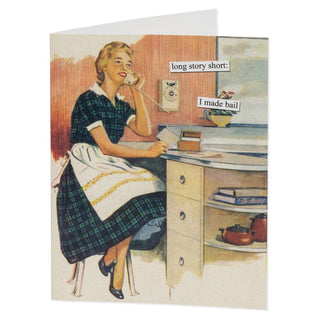 Anne Taintor Birthday Card- Bail