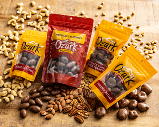 Ozark Nut Roasters- Chocolate Pecans - 7oz