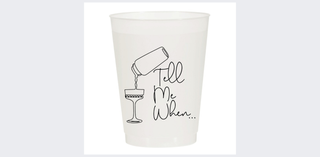 Tell Me When... Frosted Cups: Pack of 6