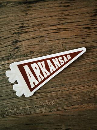 Arkansas Pennant Sticker