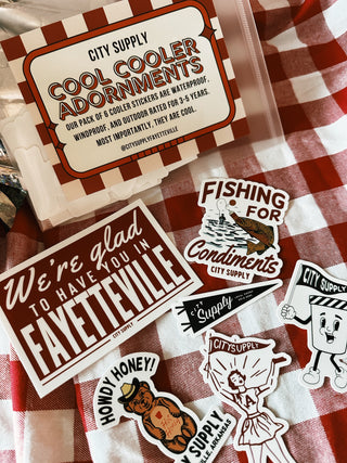 Cool Cooler Adornments Sticker Pack