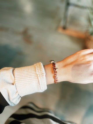 Arkansas Razorbacks Cursive Enamel Hinge Bangle