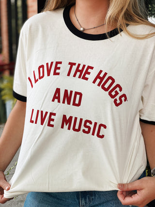 I Love The Hogs And Live Music Ringer