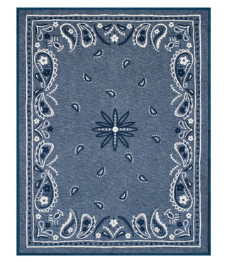 ChappyWrap - Vintage Blue Bandana Blanket: Original