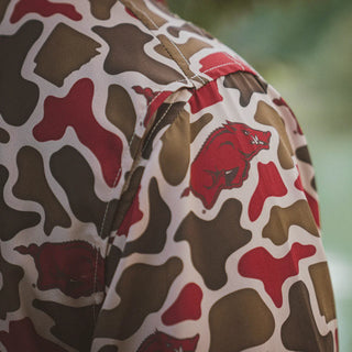 Amigo Provisions: Razorback Camo Short Sleeve Button-Up Shirt