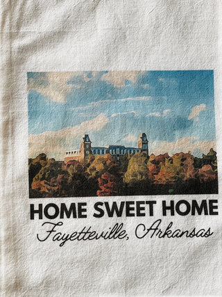 Home Sweet Home Old Main Tea Towel