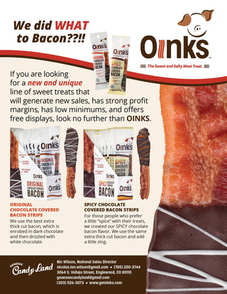 Oinks Chocolate Covered Smoked Bacon