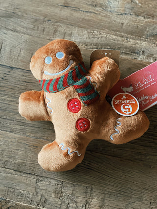 Holiday Classic Gingerbread Man Pet Plush Toy