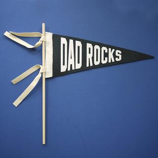 Dad Rocks- Father's Day Pennant