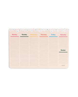 Ban.do - Week-To-Week Mega Desk Notepad - Daisies