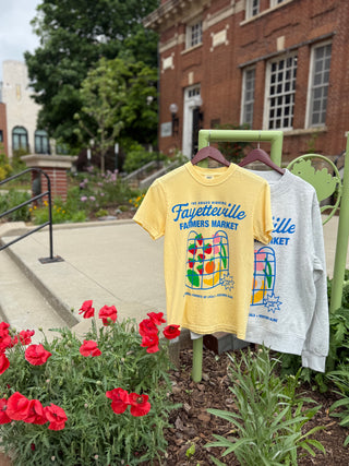 Fayetteville Farmers Market Award Winning T-Shirt- Yellow
