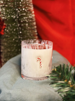 Candy Cane Icon Candle