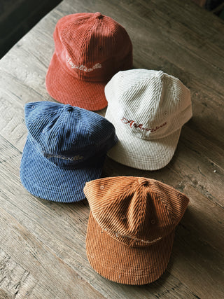 Corduroy Arkansas Hat- Rust