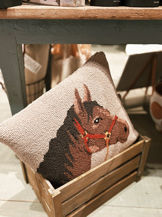 Horse Hook Pillow