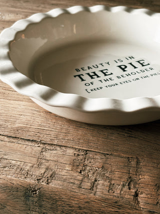 Stoneware Pie Dish