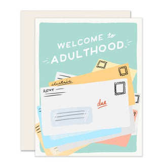 Welcome to Adulthood Card