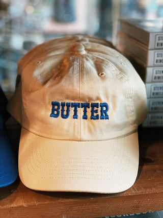 Butter Baseball Cap Dad Hat- Yellow