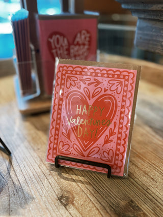 Happy Valentines Day Heart Greeting Card